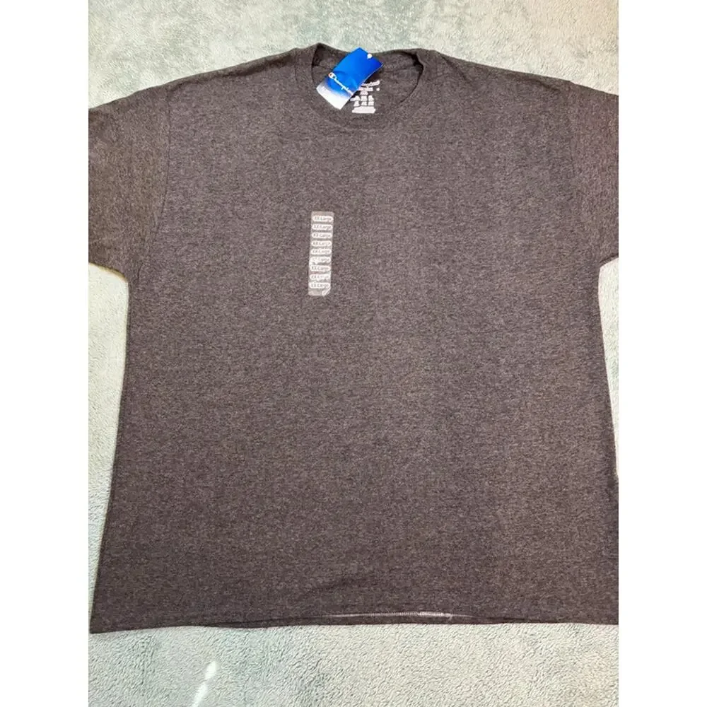 Champion Authentic Crewneck Black T-shirt US UK (2XL) - Picture 6 of 12